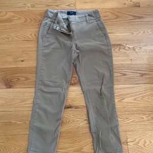 J.CREW Khaki chino pants size 2